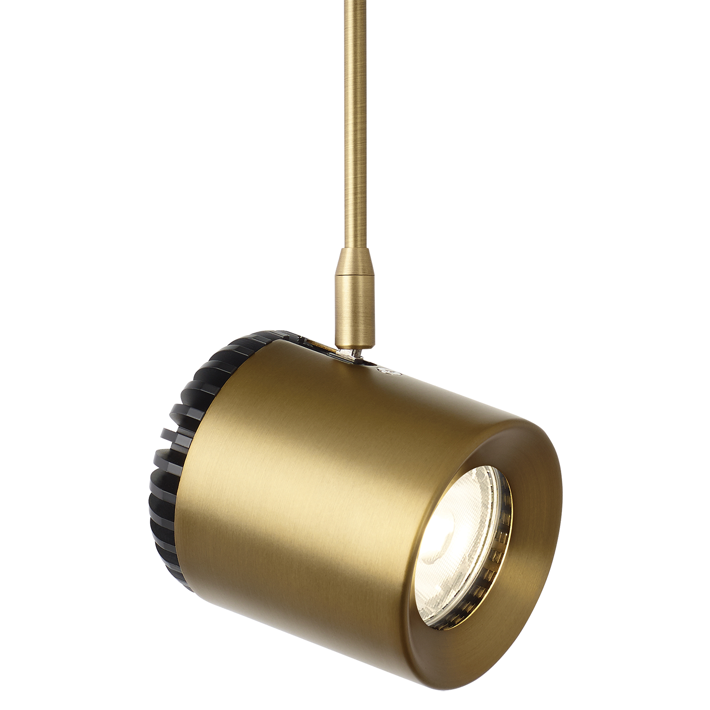 Burk Head MonoPoint aged brass 3500K 90 CRI led