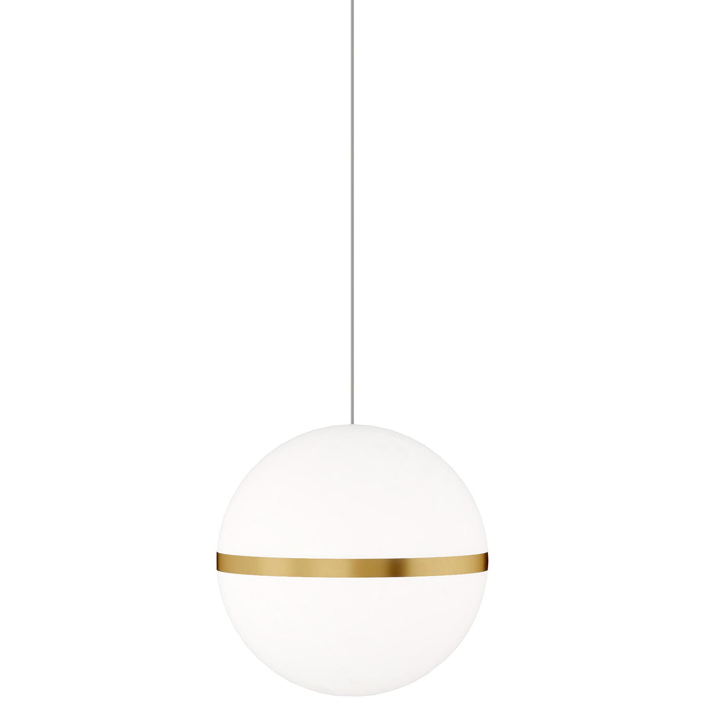 Mini Hanea Pendant | Natural Brass | Acrylic Shade Monopoint Bulb(s) Not Included