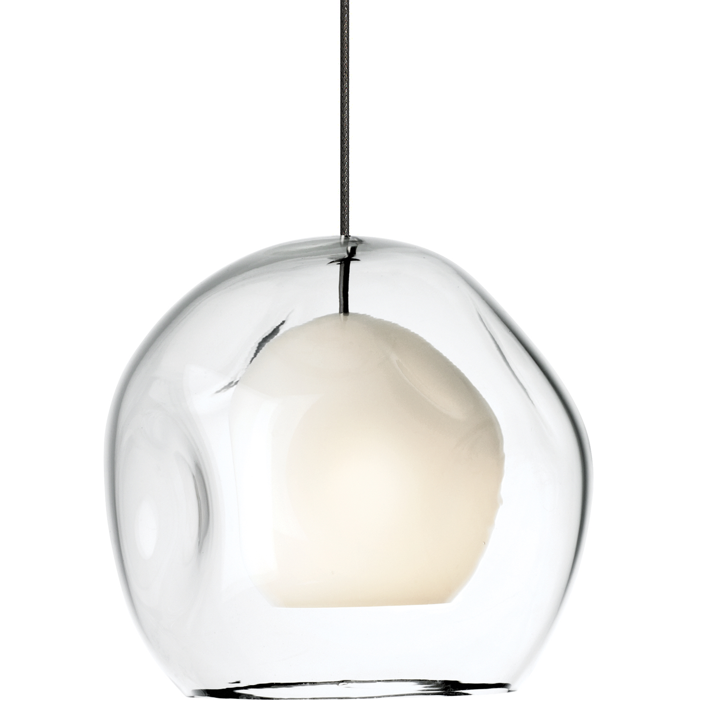 Mini Jasper Pendant | Antique Bronze | Clear glass Monopoint Bulb(s) Not Included