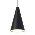 Joni Mini Pendant | Nightshade Black | Frost Glass Monopoint Bulb(s) Included
