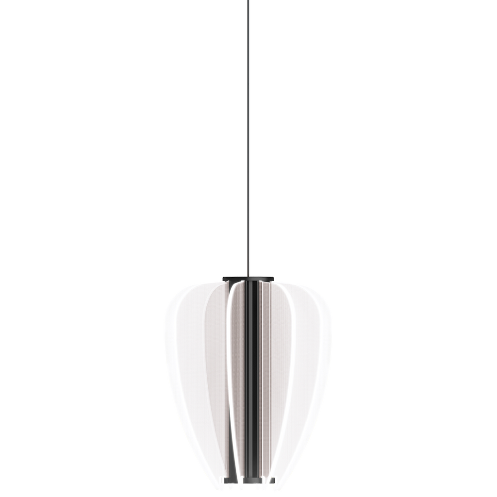 Mini Nyra Pendant | Nightshade Black | Acrylic Monopoint Bulb(s) Included