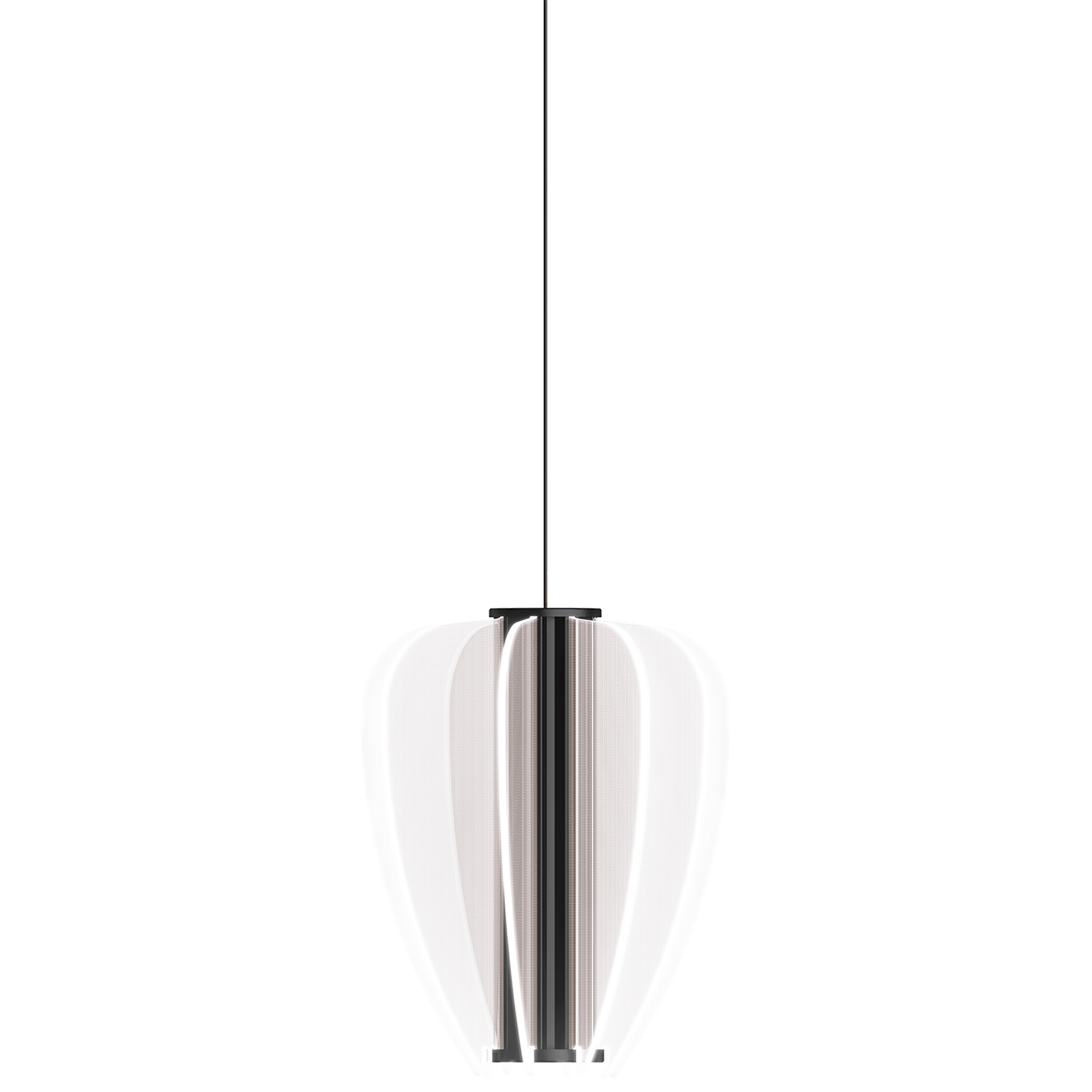 Mini Nyra Pendant | Nightshade Black | Acrylic Monopoint Bulb(s) Included