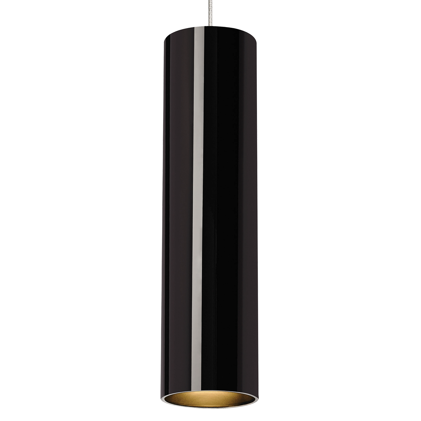Piper Pendant | Black and Satin Nickel |  Monopoint Bulb(s) Not Included