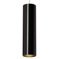 Piper Pendant | Black and Satin Nickel |  Monopoint Bulb(s) Included