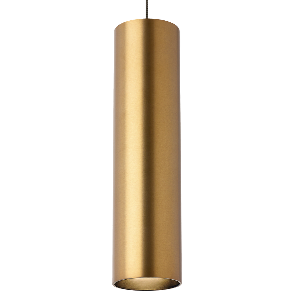 Piper Pendant | Aged Brass |  Monopoint Bulb(s) Included