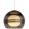 Sedona Pendant | Satin Nickel | Smoke Monopoint Bulb(s) Not Included