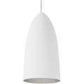 Mini Signal Pendant MonoPoint Rubberized White/Platinum satin nickel 3000K 90 CRI 12 volt led 95 cri 3000k