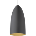 Mini Signal Pendant MonoPoint Rubberized Gray/Gold satin nickel 3000K 90 CRI 12 volt led 95 cri 3000k