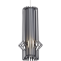 Syrma Mini Pendant | Satin Nickel | Matte Black Monopoint Bulb(s) Not Included