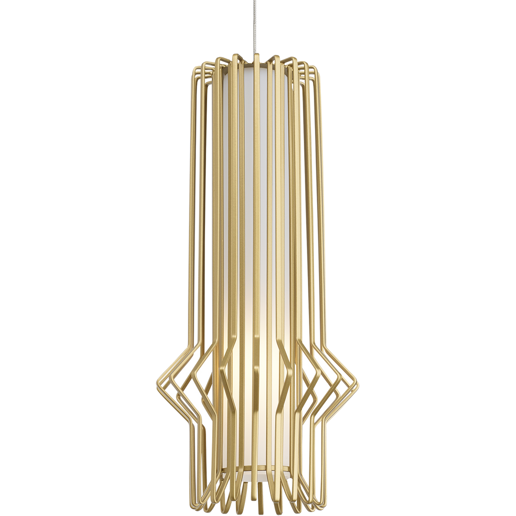 Syrma Mini Pendant | Satin Nickel | Satin Gold Monopoint Bulb(s) Not Included