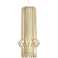 Syrma Mini Pendant | Satin Nickel | Satin Gold Monopoint Bulb(s) Included
