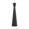 Windsor Pendant | Satin Nickel | Black Monopoint Bulb(s) Included