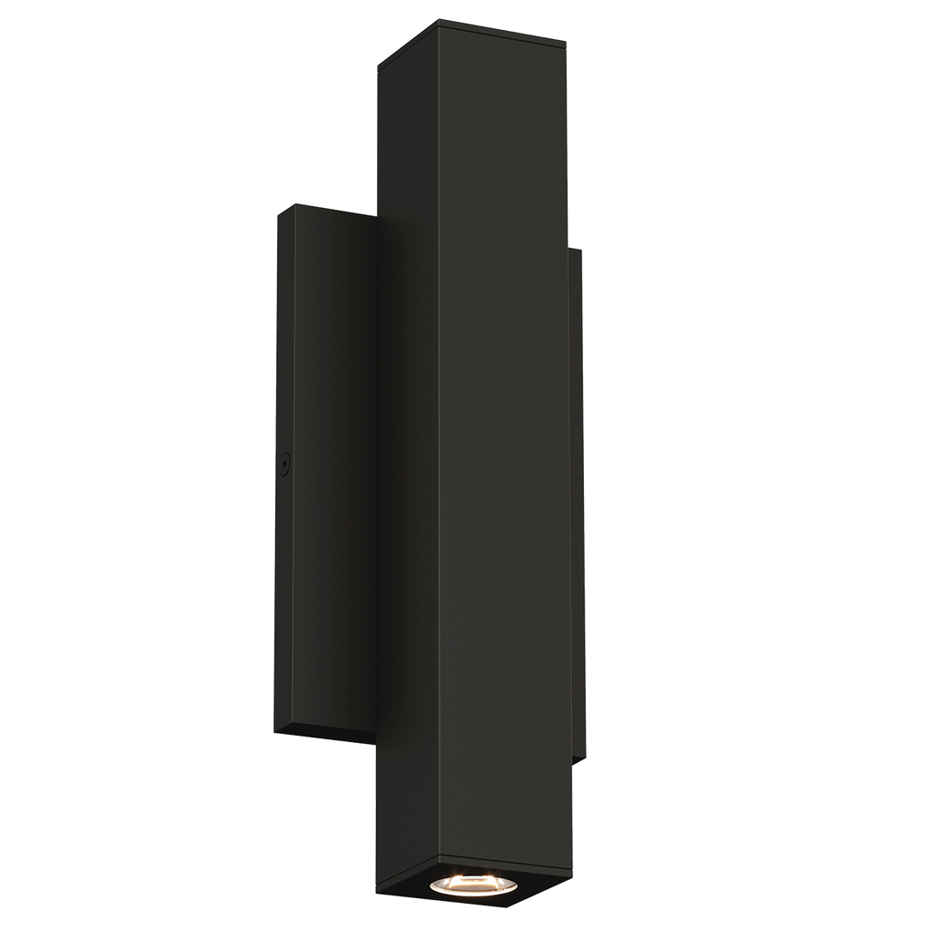 Chara Square 12 Outdoor Wall Square Black 3000K 90 CRI