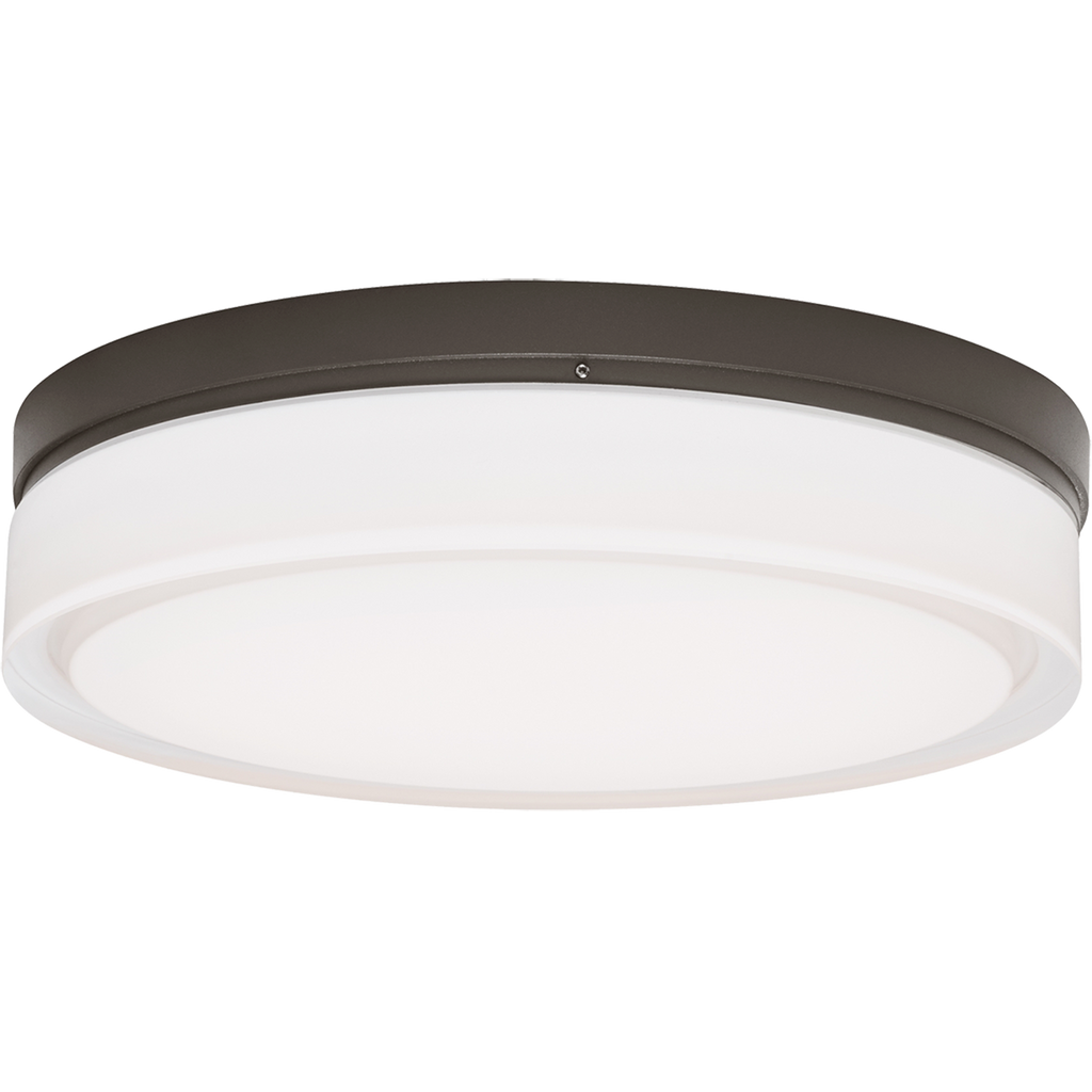 Cirque Large Outdoor Wall/Flush Mount Large Bronze 3000K 90 CRI