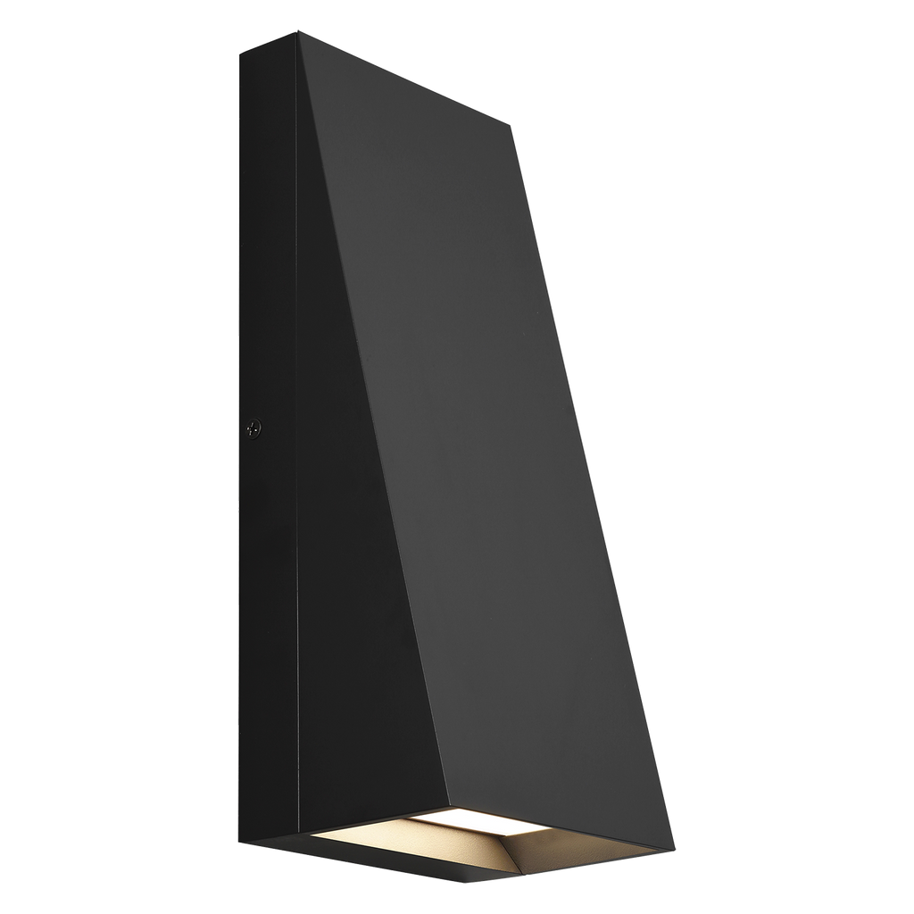 Pitch 12 Outdoor Wall Black 3000K 90 CRI integrated led 90 cri 3000k 120v