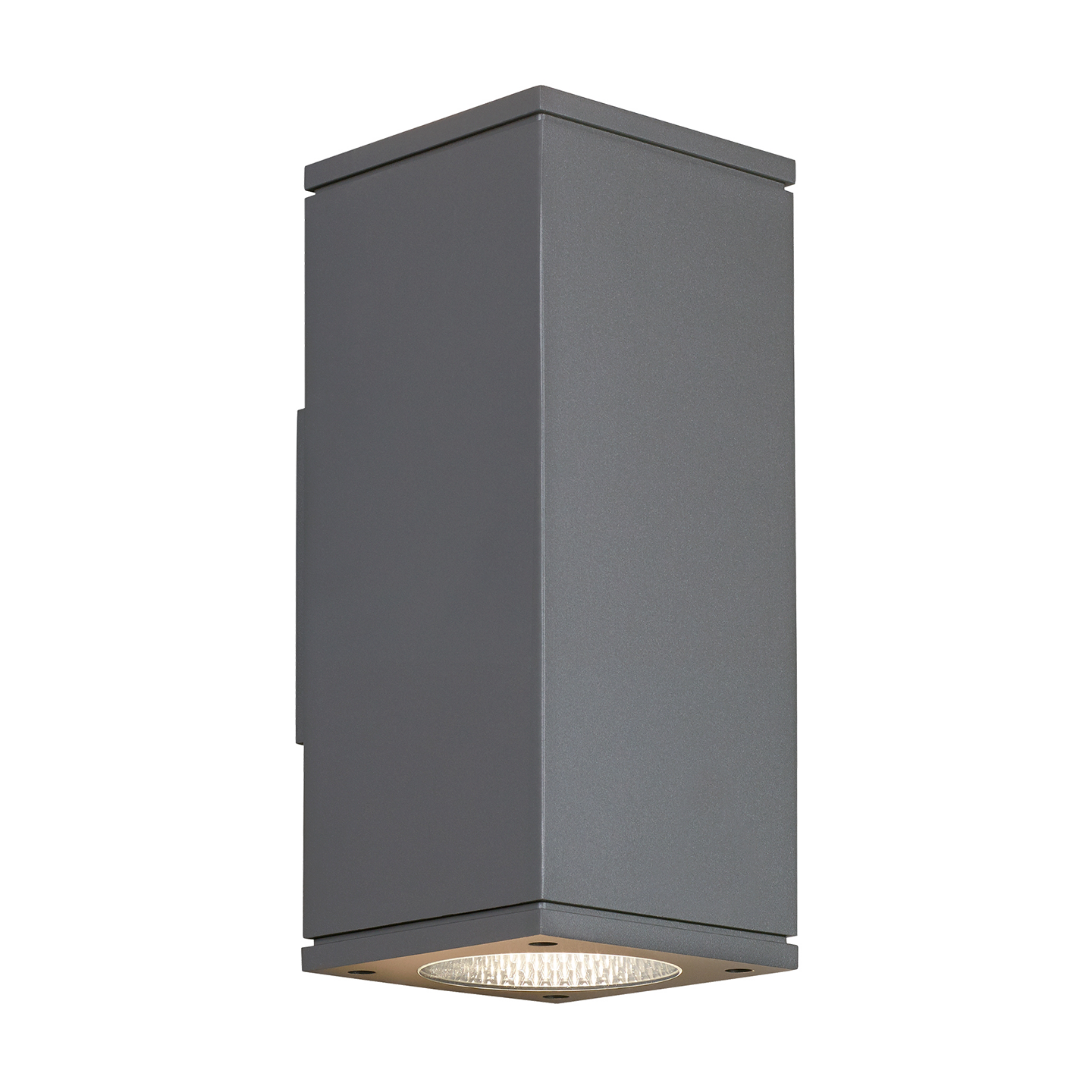 Tegel 12 Outdoor Wall | Charcoal 2700K 36° Up + Down Uplight + Downlight None