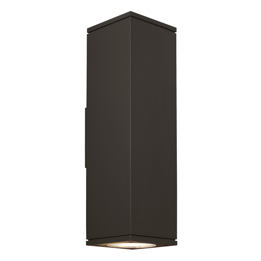 Tegel 18 Outdoor Wall | Black 2700K 36° Up + Down Uplight + Downlight None