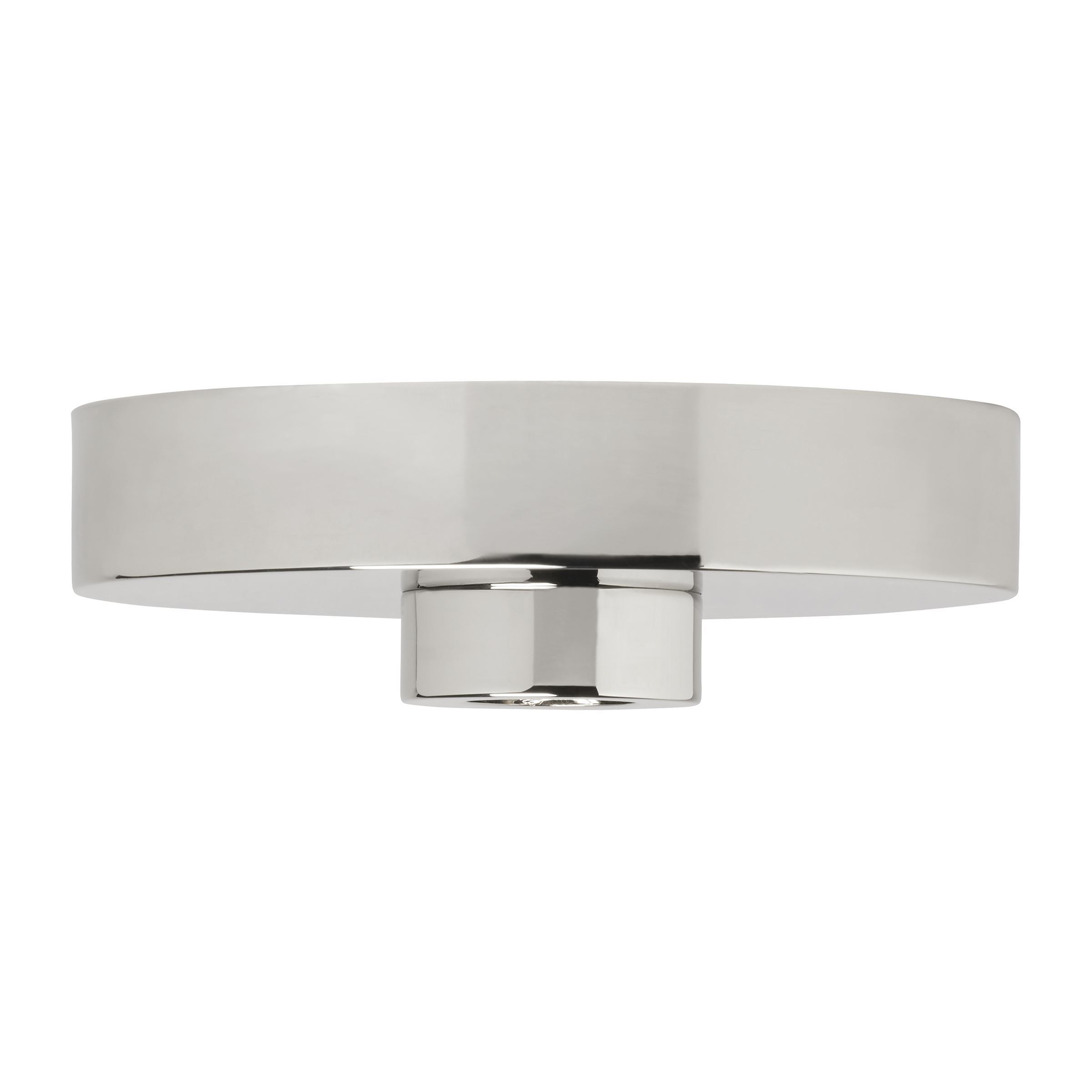 Line-Voltage Shallow Canopy Polished Nickel