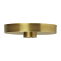 6" Line-Voltage Shallow Canopy | Plated Brass