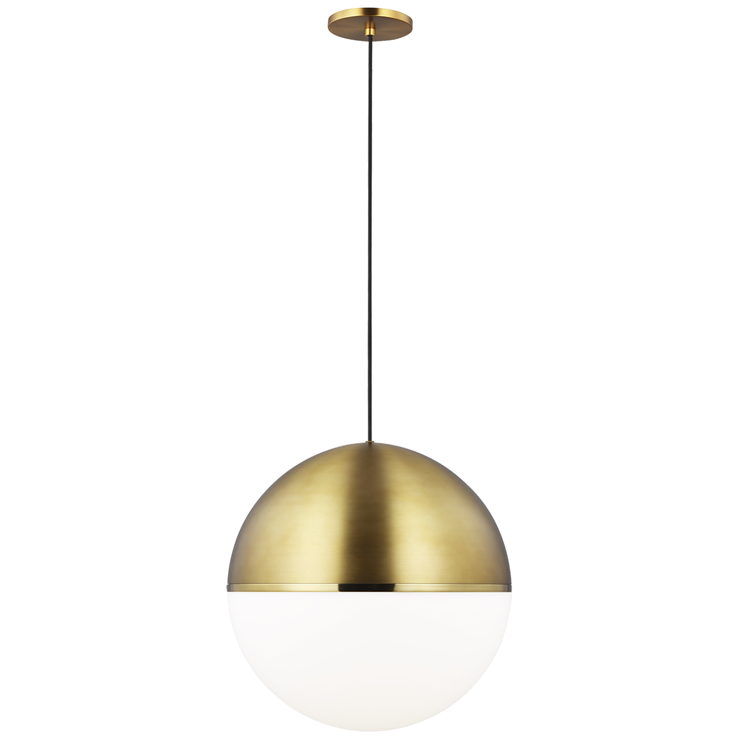 Akova X-Large Pendant | Aged Brass/Bright Brass Bulb Not Included