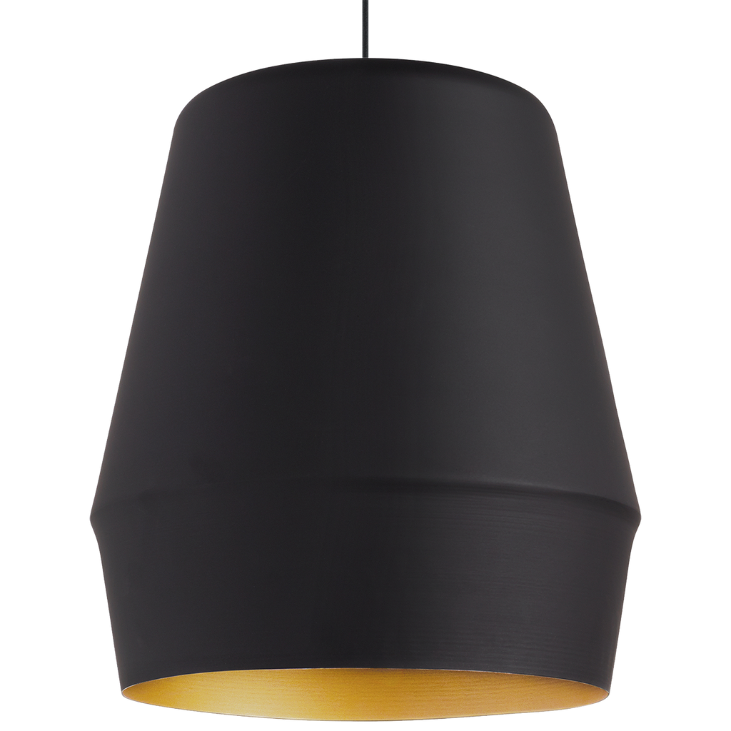 Allea Pendant | Black/gold Bulb Not Included
