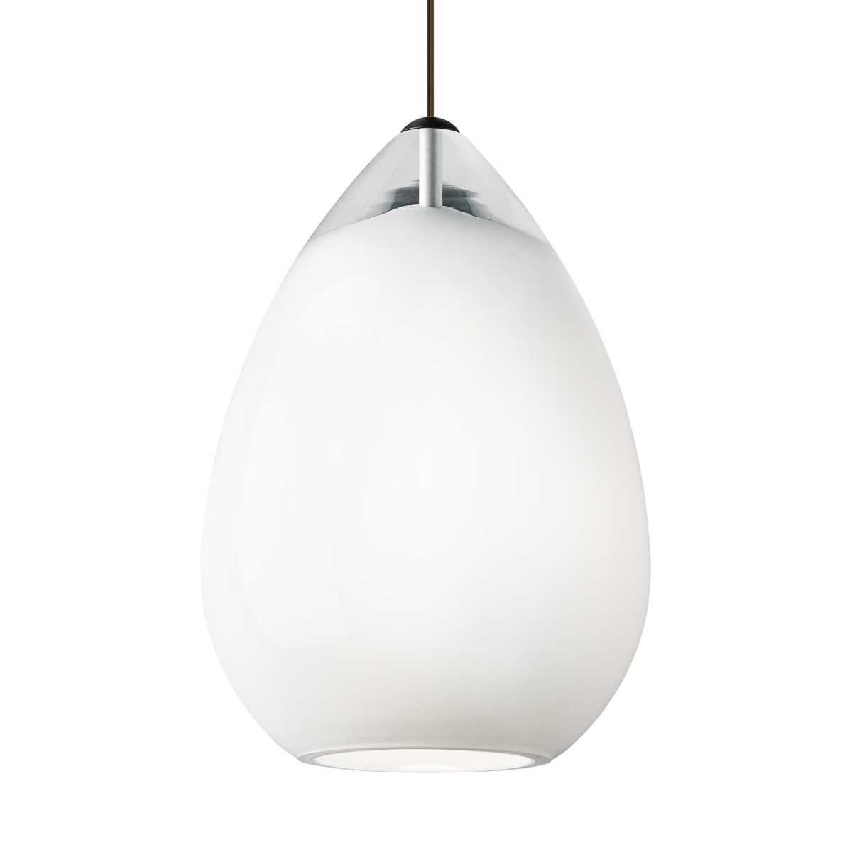 Alina Grande Pendant White Satin Nickel 2700K 90 CRI a19 led 90 cri 2700k 120v