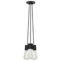 Alva 3-Light Chandelier | Black