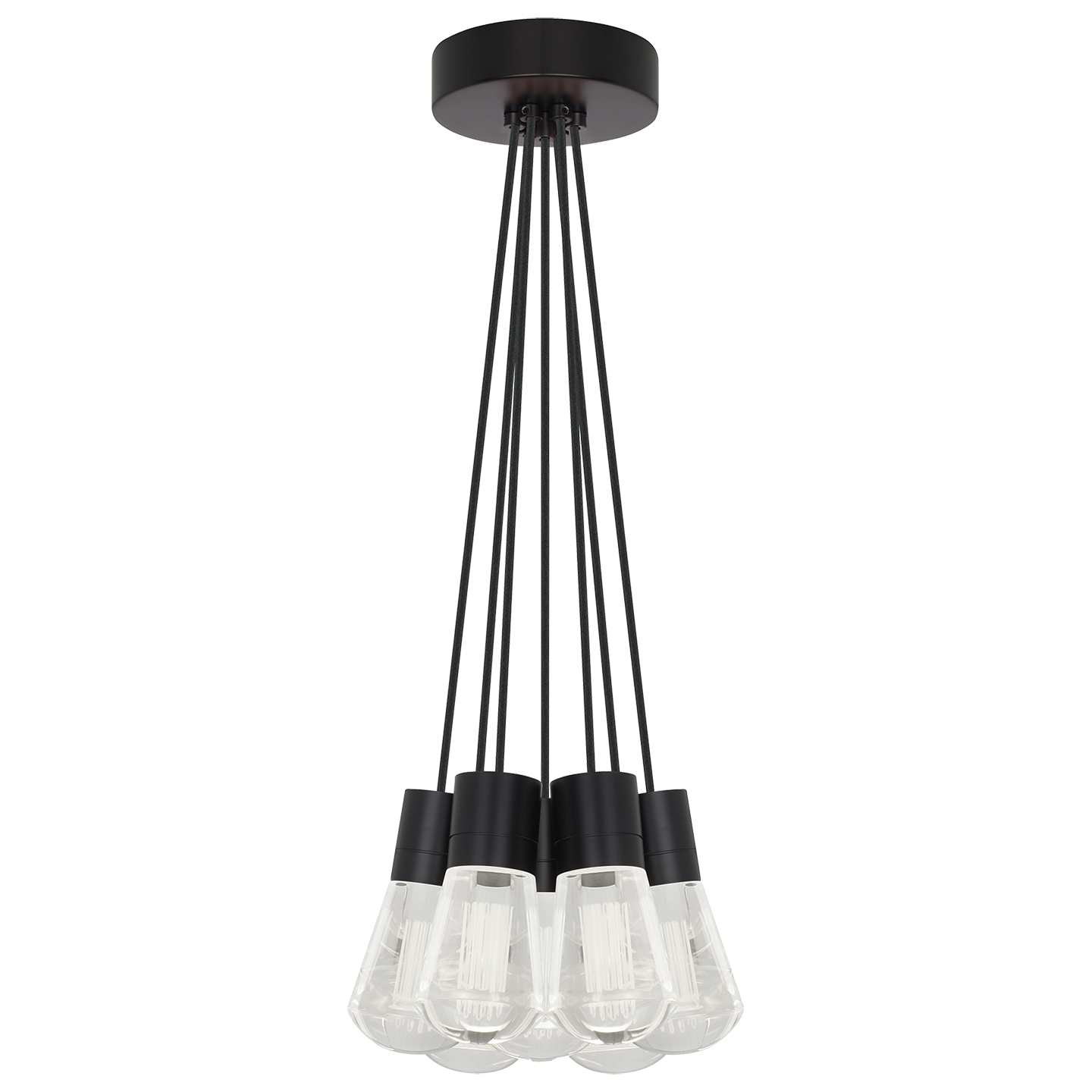 Alva 7-Light Chandelier | Black