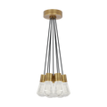 Alva 7-Light Chandelier | Natural Brass