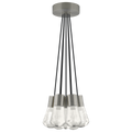 Alva 7-Light Chandelier | Satin Nickel