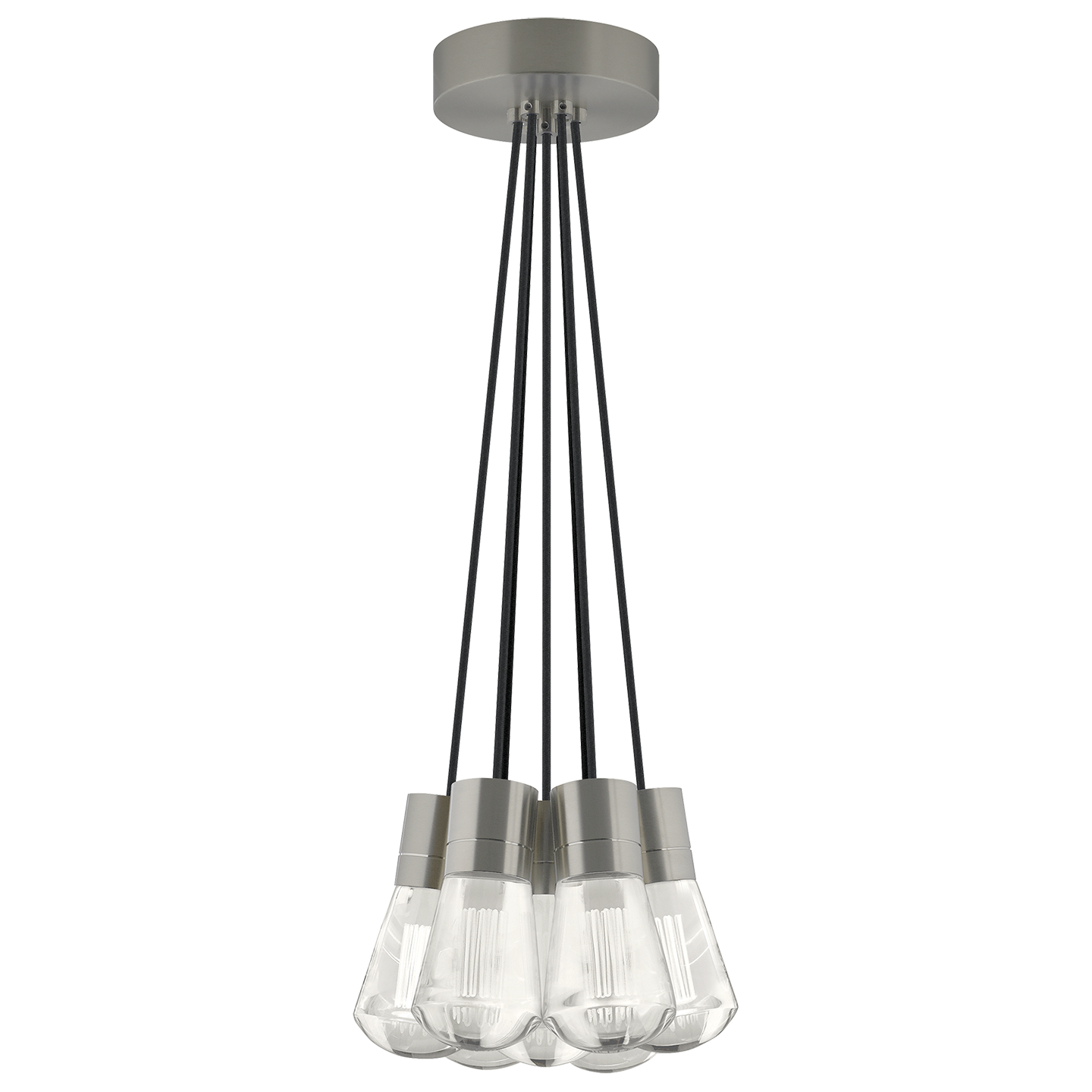 Alva 7-Light Chandelier | Satin Nickel