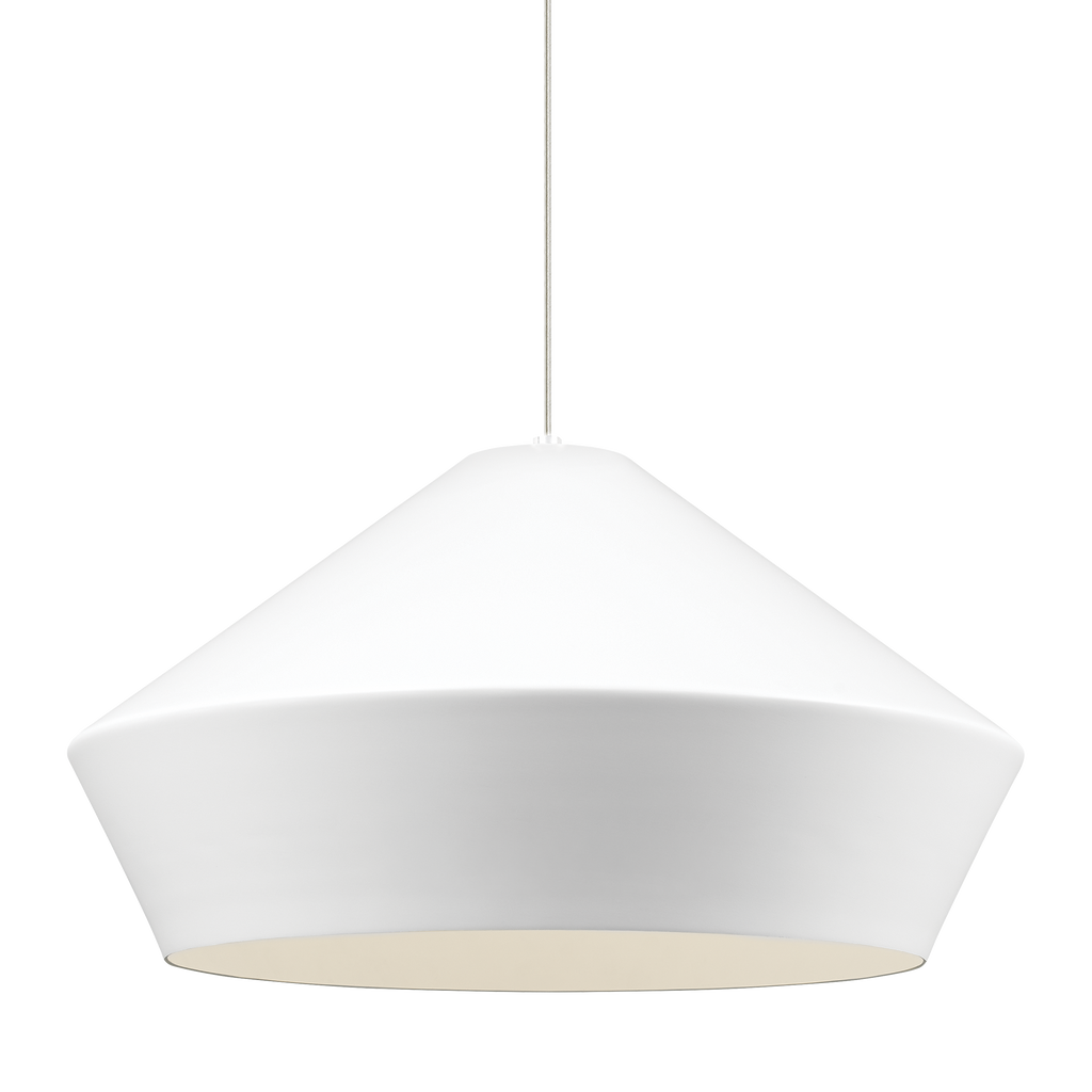 Brummel Grande Pendant | White | White Bulb(s) Included