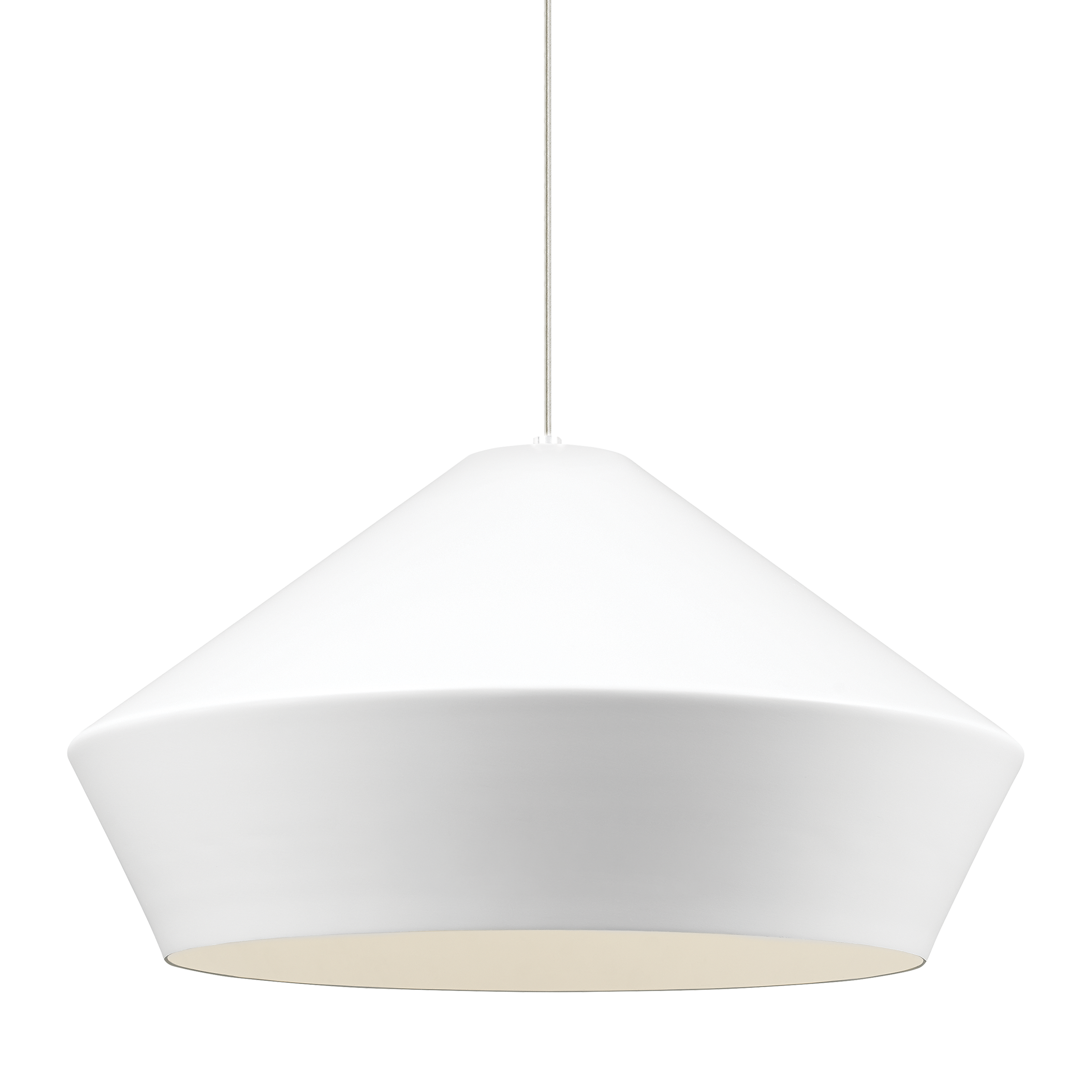 Brummel Grande Pendant | White | White Bulb(s) Included