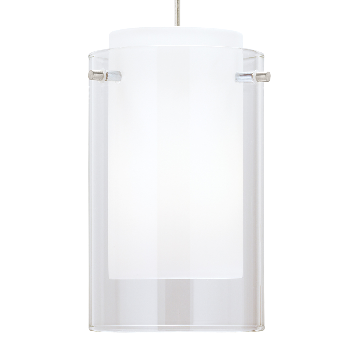 Echo Large Pendant Large Clear Satin Nickel 2700K 90 CRI a19 led 90 cri 2700k 120v