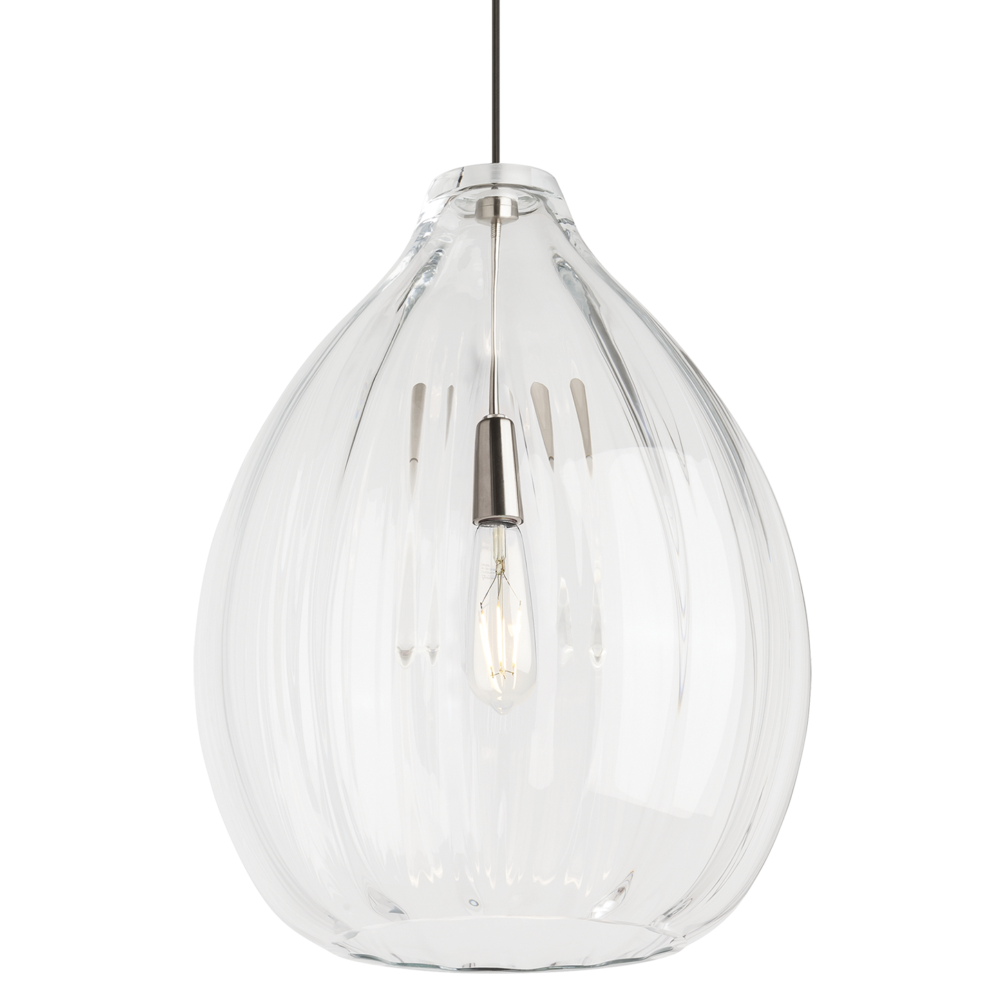 Harper Pendant | Clear Black Bulb Not Included