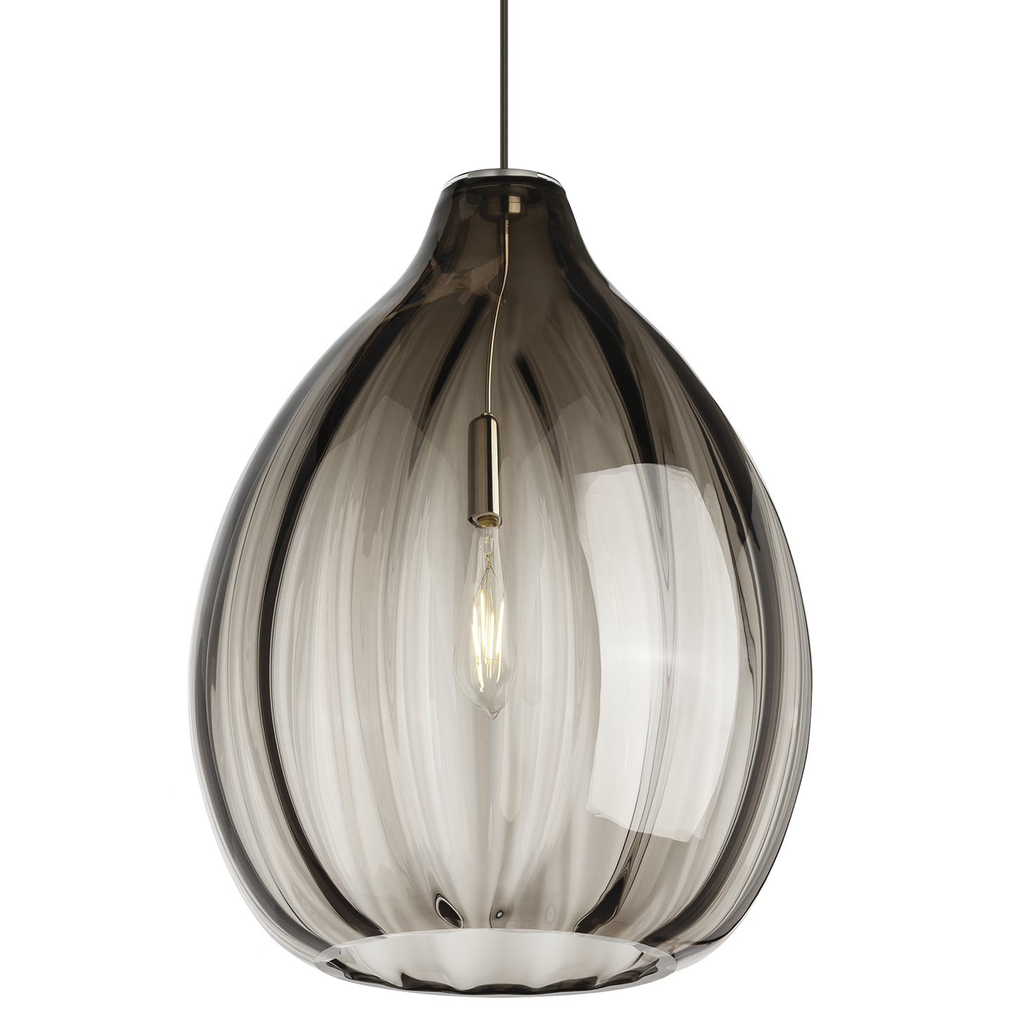 Harper Pendant | Smoke Black Bulb Not Included