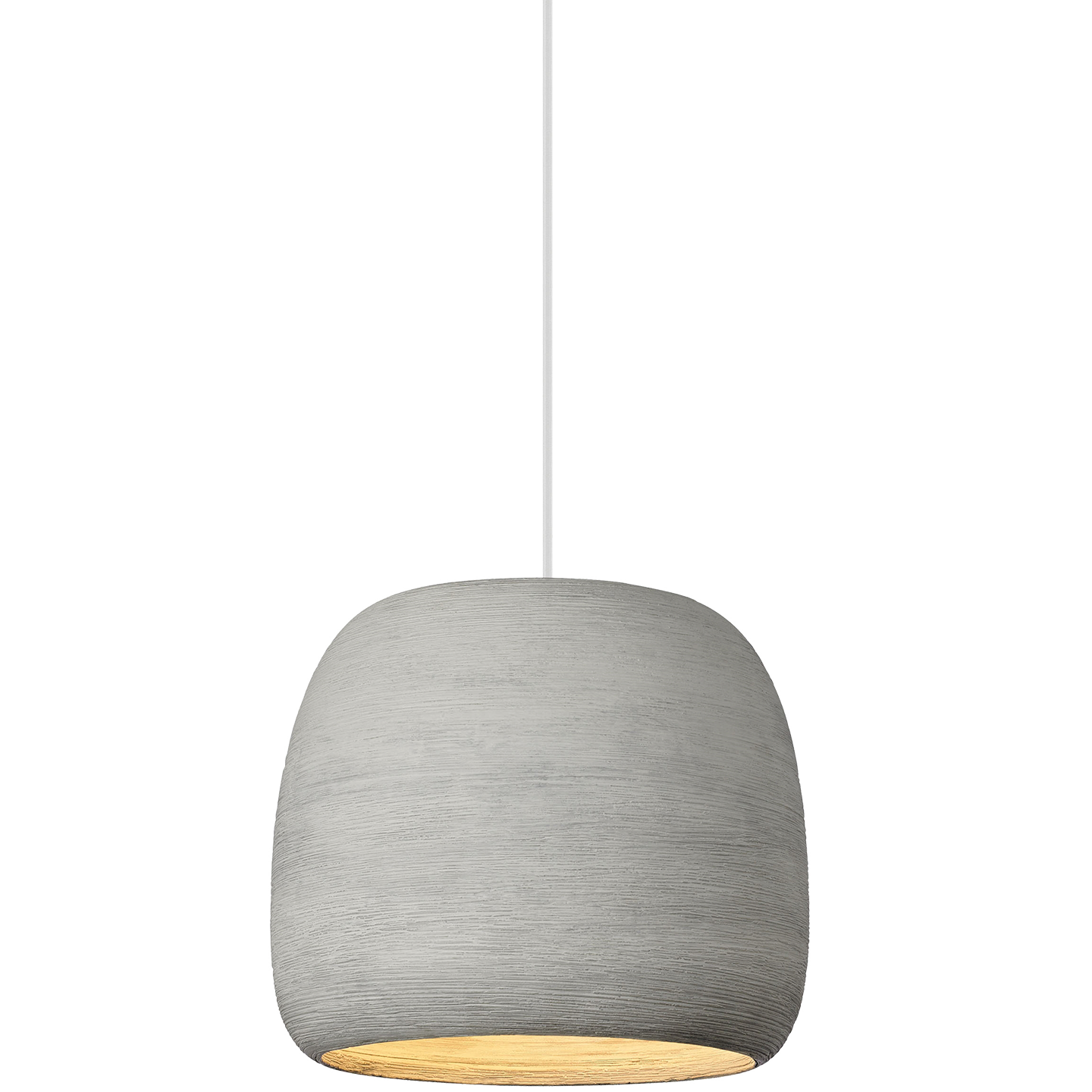 Karam Small Pendant Small Concrete/White 2700K 90 CRI a21 led 90 cri 2700k 120v (t20/t24)