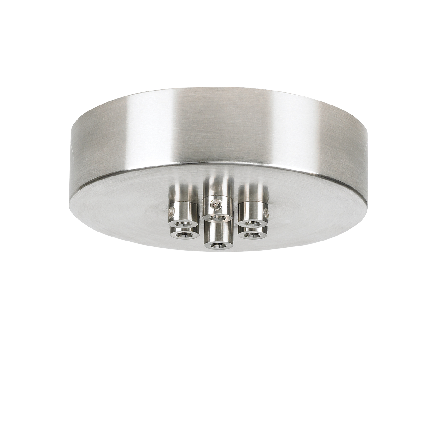 Line-Voltage Mini Canopy 7 Port Round antique bronze