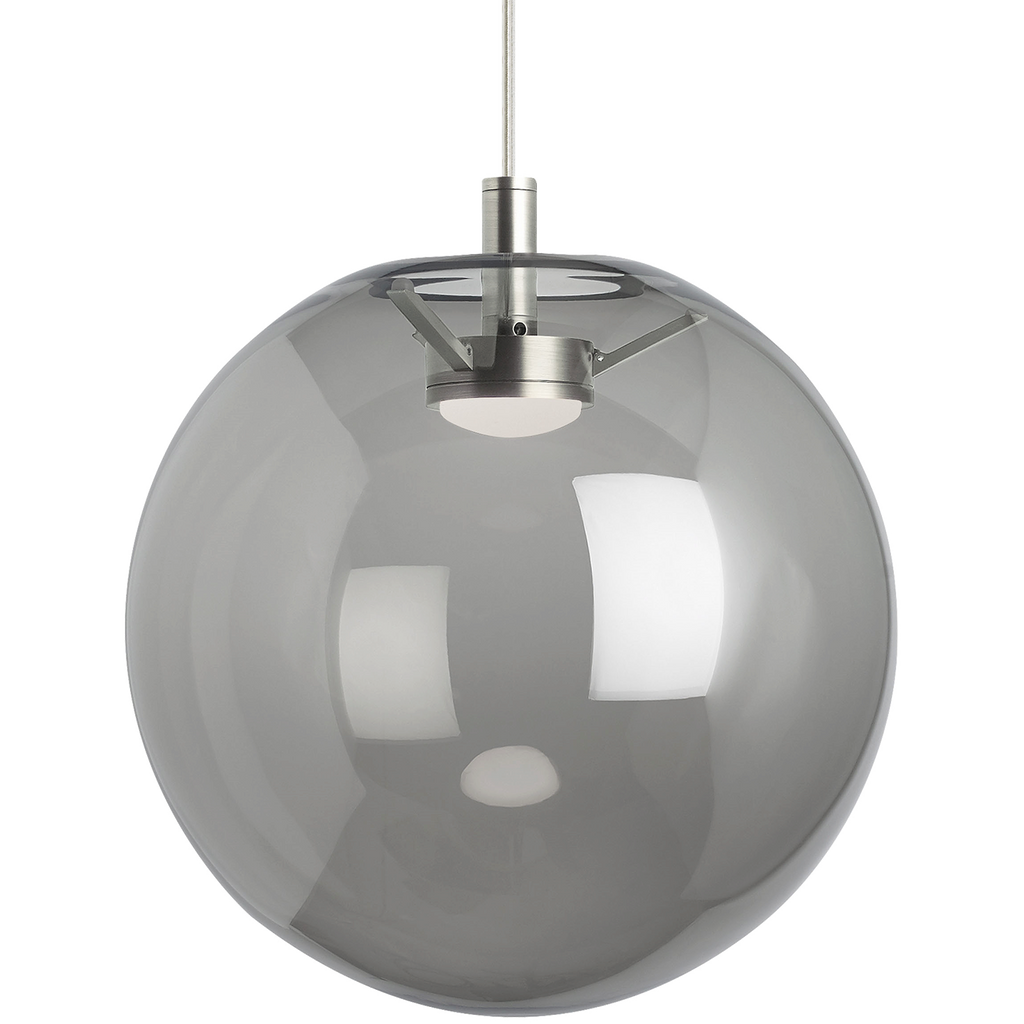 Palona Pendant Smoke Satin Nickel 3000K-2200K 90 CRI led warm dim 3000k - 2200k 120v
