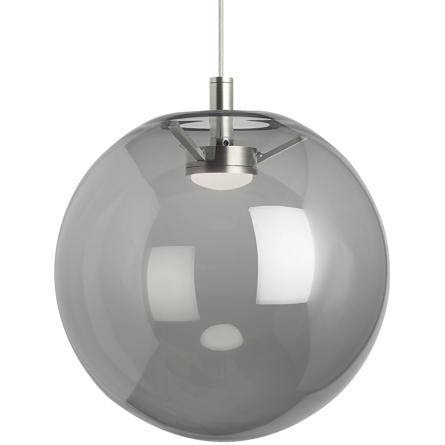 Palona Pendant Smoke Satin Nickel 3000K-2200K 90 CRI led warm dim 3000k - 2200k 120v