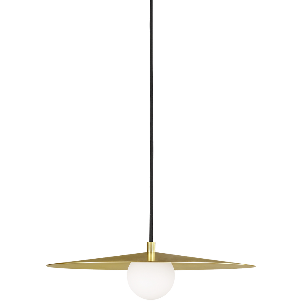 Pirlo Pendant | Aged Brass Bulb Not Included