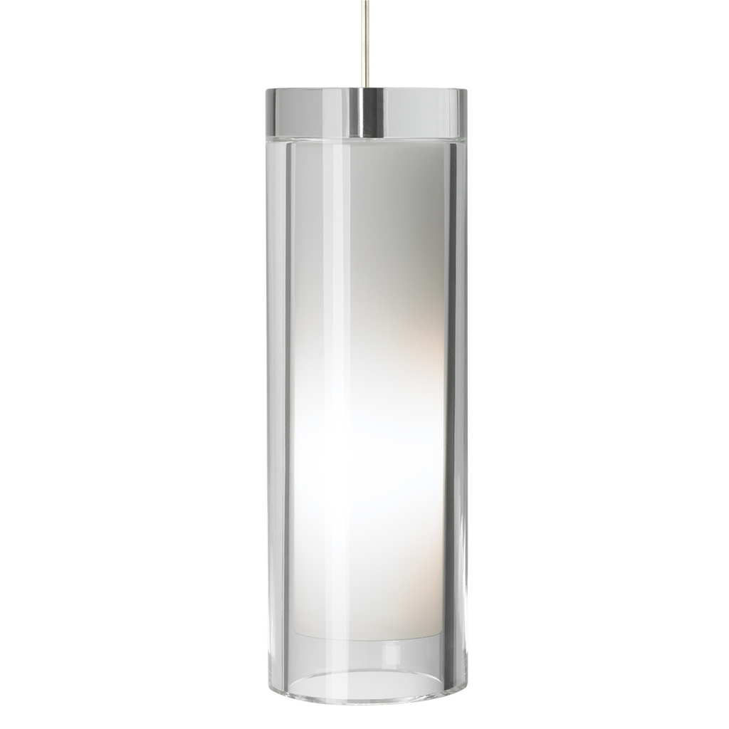 Sara Grande Pendant Clear Satin Nickel Bulb Not Included
