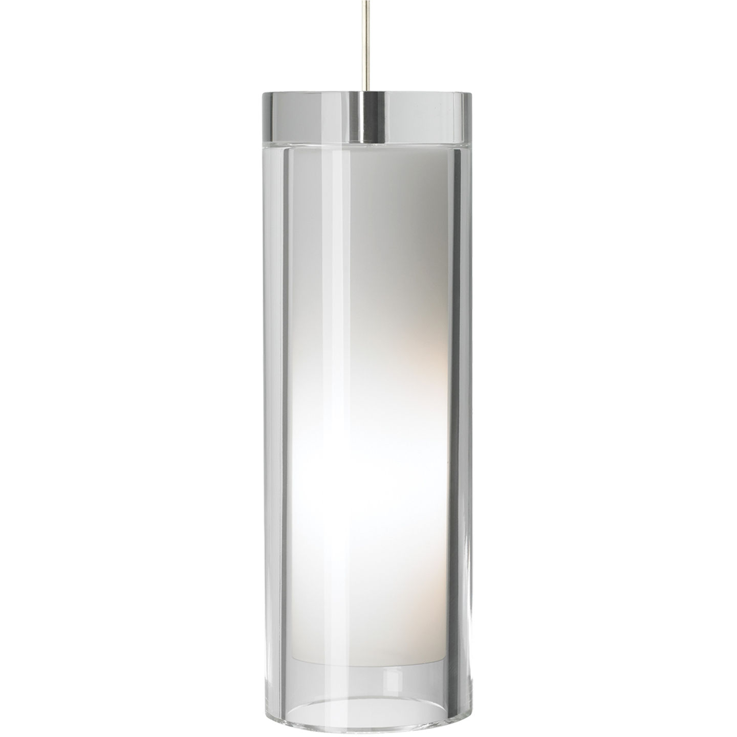Sara Grande Pendant Clear Satin Nickel Bulb Not Included