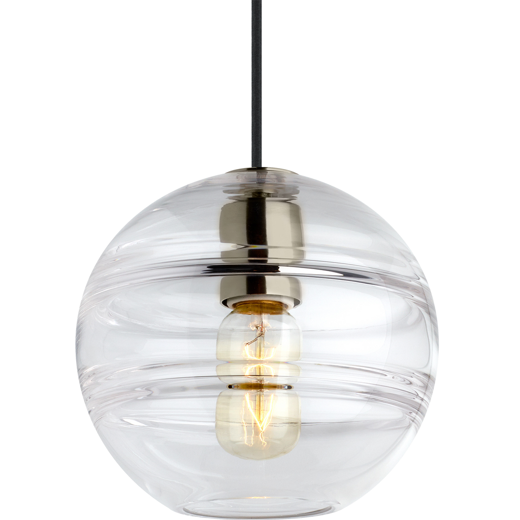Sedona Medium Pendant Clear Satin Nickel 2700K 90 CRI led t14 90 cri 2700k 120v