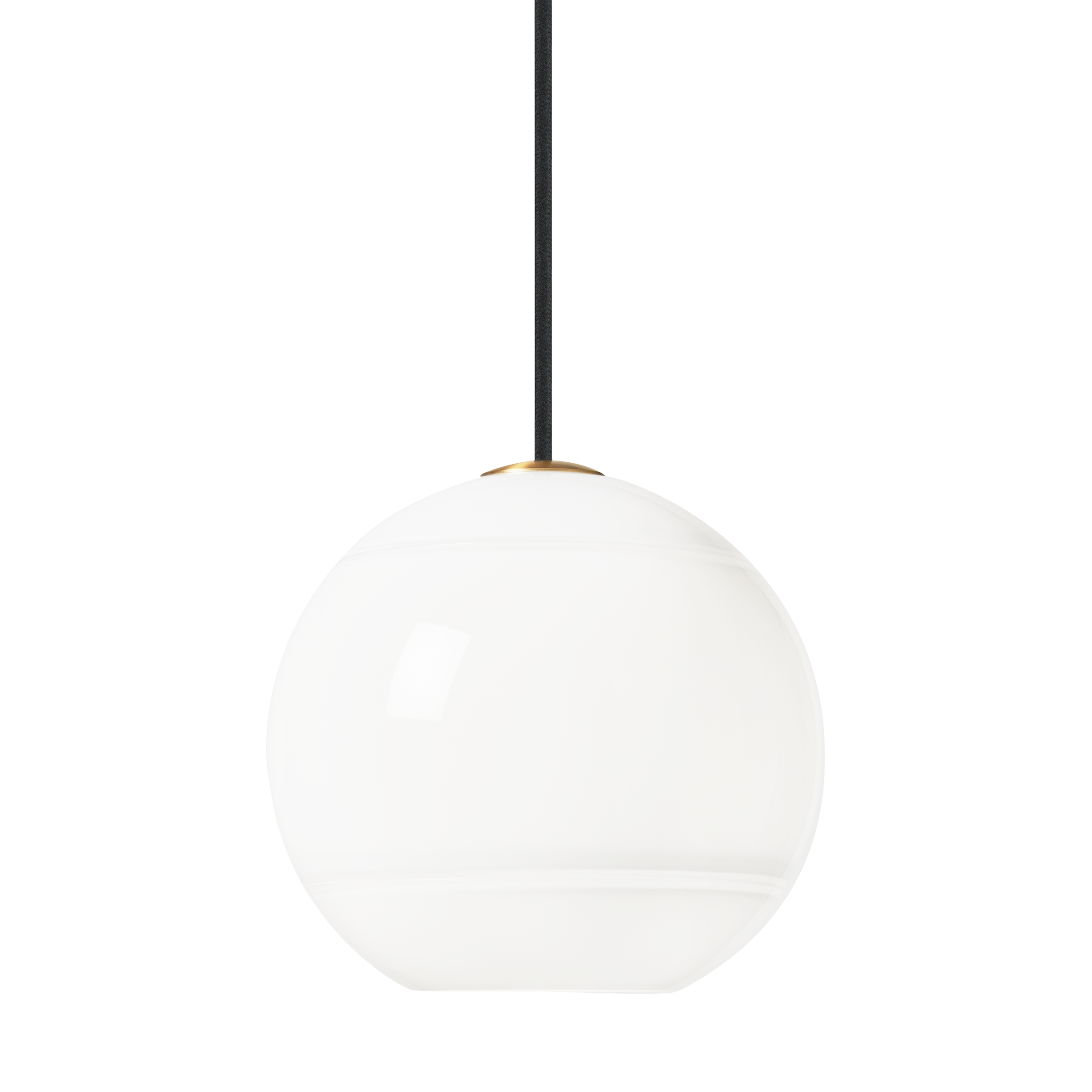 Sedona Medium Pendant | White Aged Brass Bulb Not Included