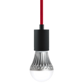 SoCo Pendant Modern Socket Black Cord black