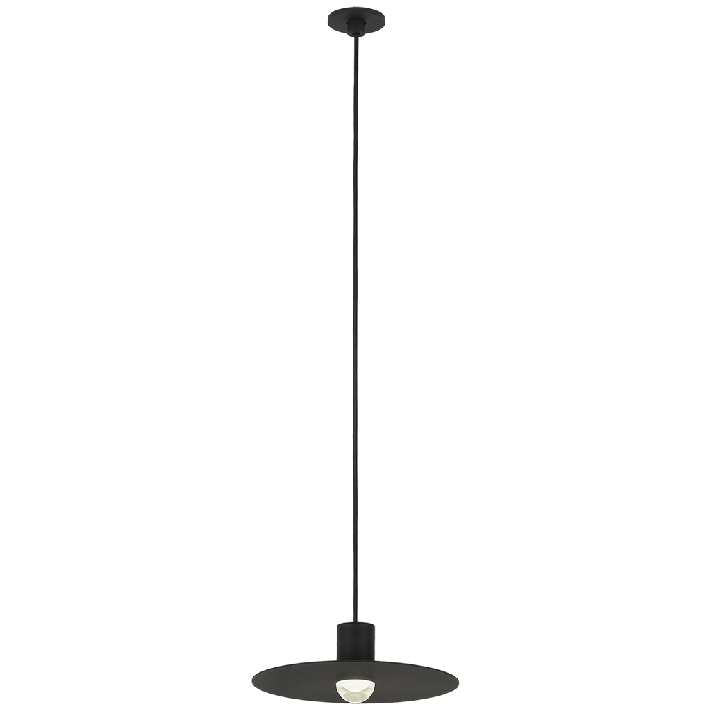 Eaves Port Alone Pendant 1 Light Port Alone Nightshade Black Integrated LED 90 CRI 3000K 120-277V