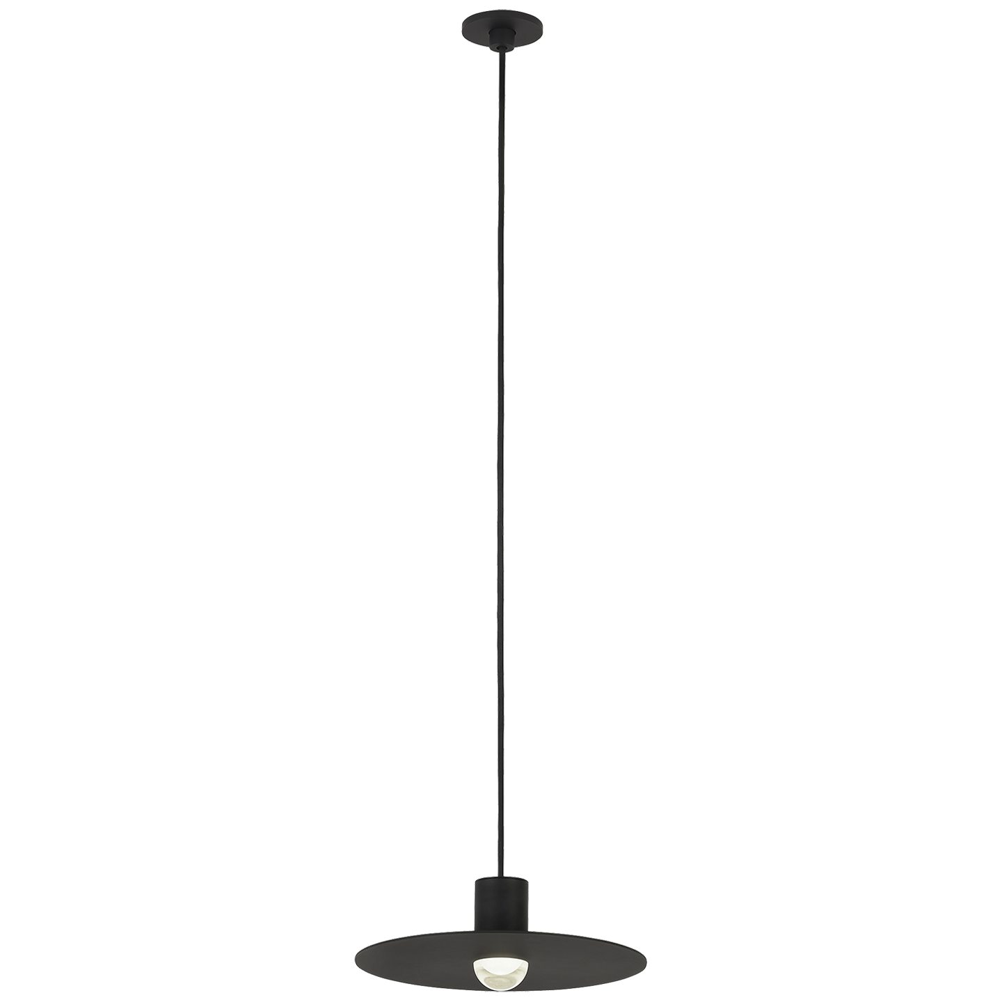 Eaves Port Alone Pendant 1 Light Port Alone Nightshade Black Integrated LED 90 CRI 3000K 120-277V