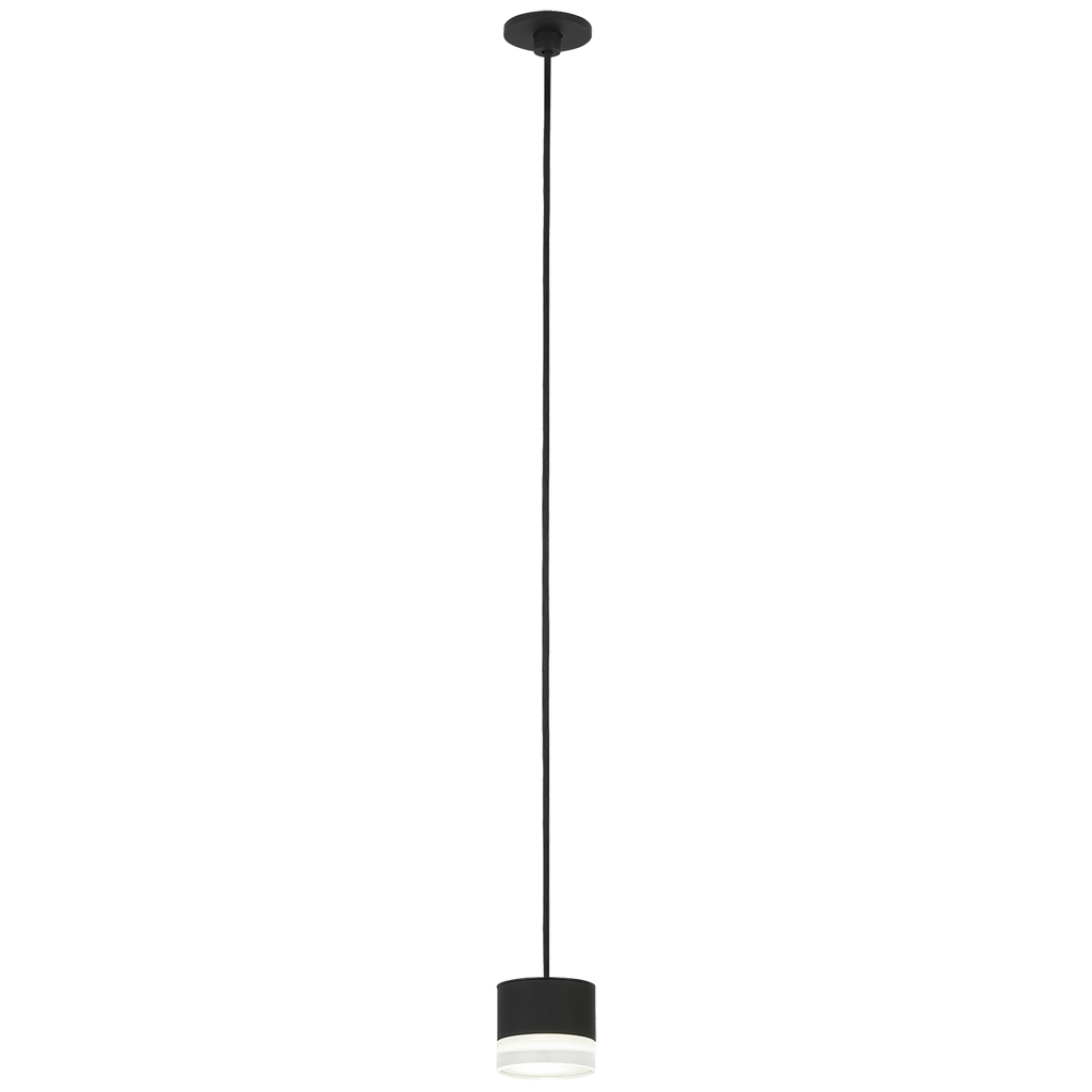 Gable Port Alone Pendant 1 Light Port Alone Nightshade Black 3000K 90 CRI integrated led 90 cri 3000k 120v-277v unv