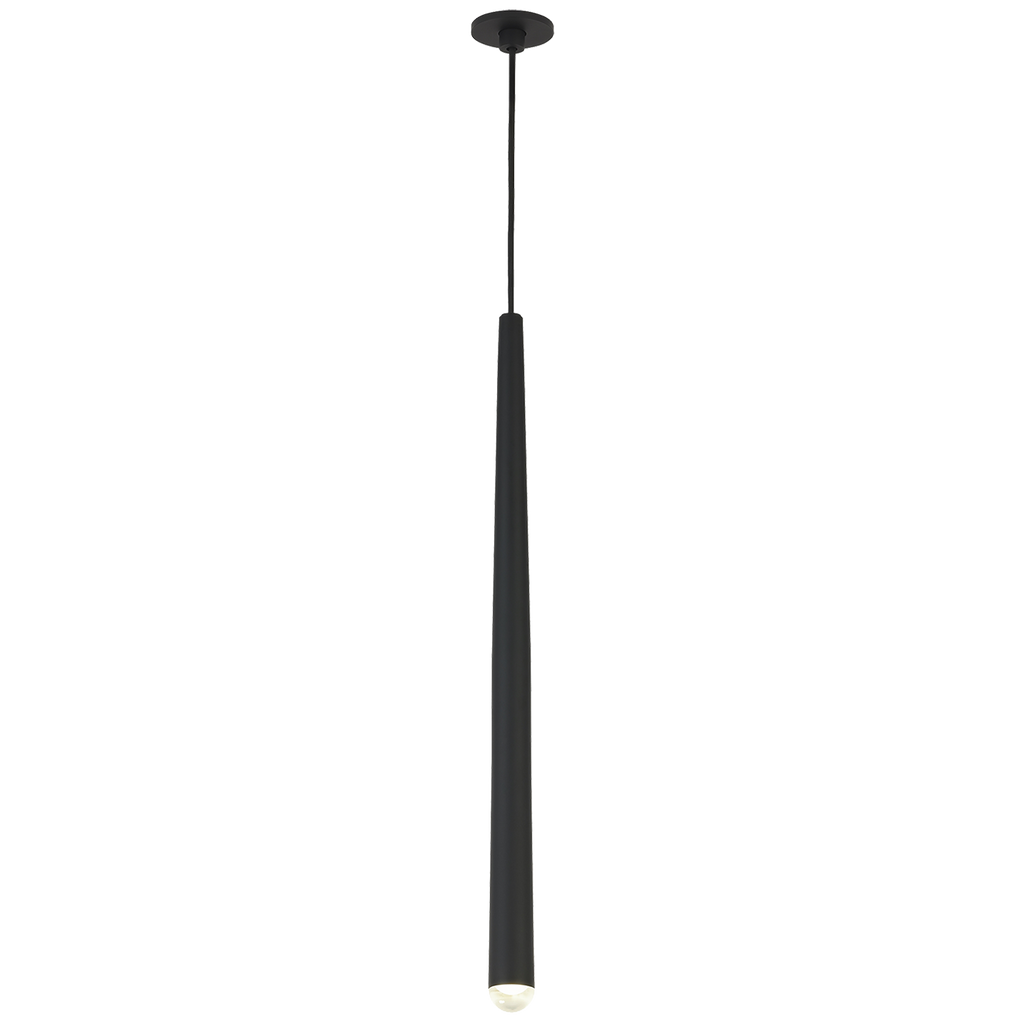 Pylon Port Alone Pendant 1 Light Port Alone Nightshade Black Integrated LED 90 CRI 3000K 120-277V